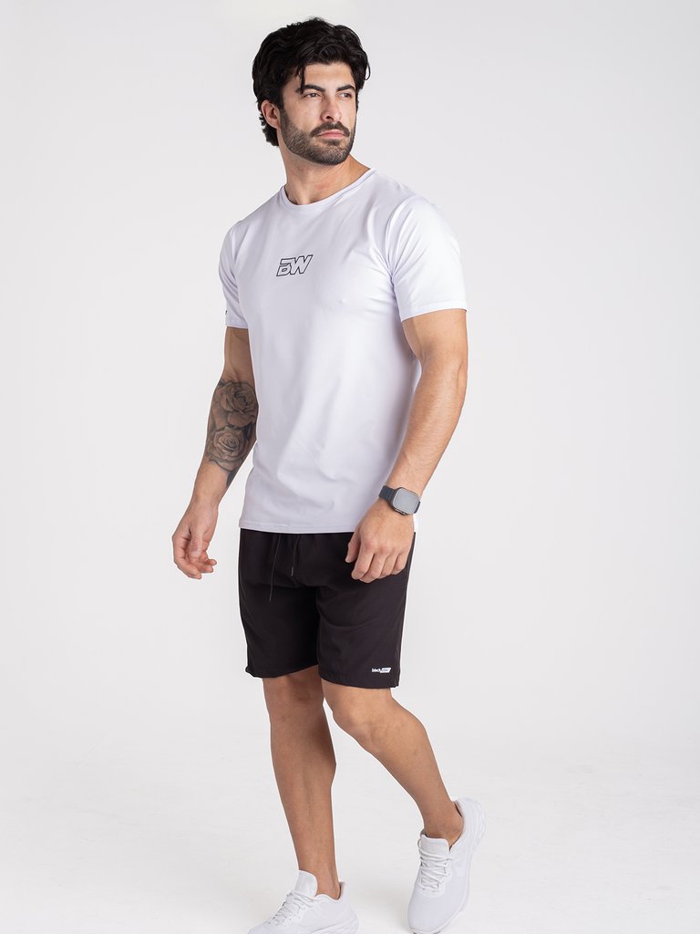 Bermuda Tactel Elastano Ziper BW