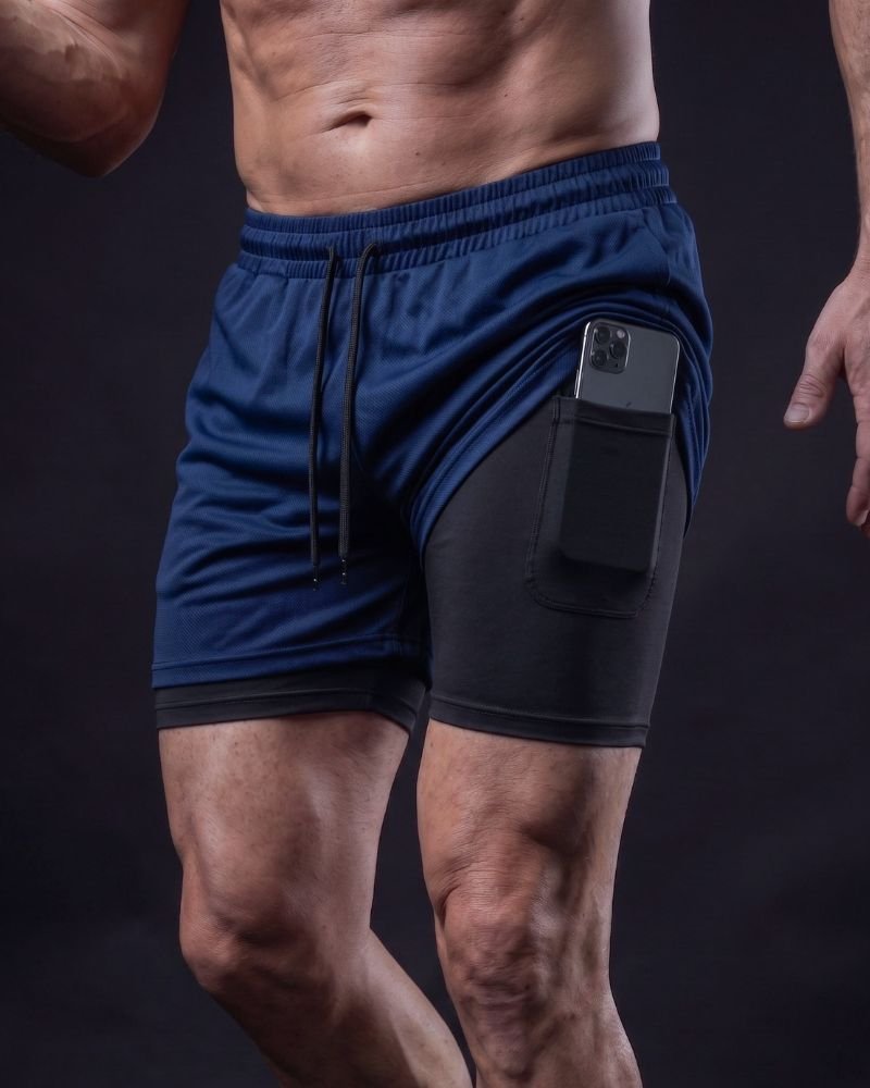 Shorts com compressão